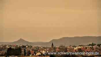 Wetter in Balingen - Elke bringt den Saharastaub - Schwarzwälder Bote