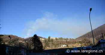 Incendio nei boschi sopra Castelrotto, ignote le cause - laRegione