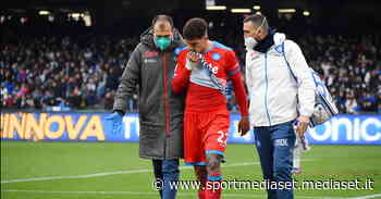 Napoli, Di Lorenzo: confermata la distorsione di secondo grado al ginocchio - Sportmediaset - Sport Mediaset