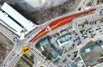 Lane closure on Cleveland Avenue this week - The Squamish Reporter