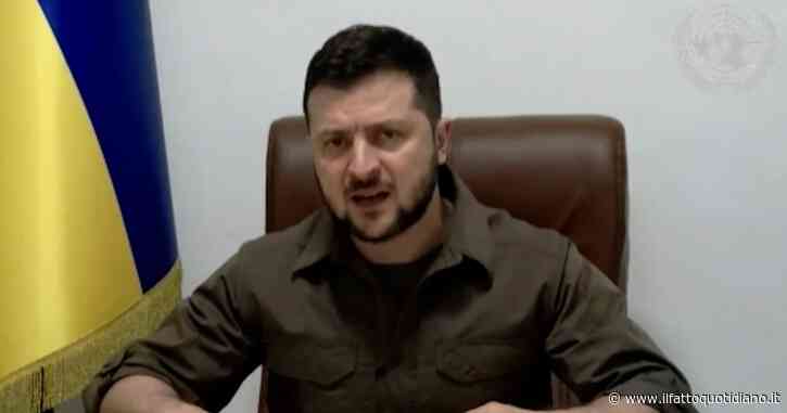 L’attacco di Zelensky all’Onu: “Se non fate niente, potete anche smantellare le Nazioni Unite. Il diritto di veto non è diritto a uccidere”