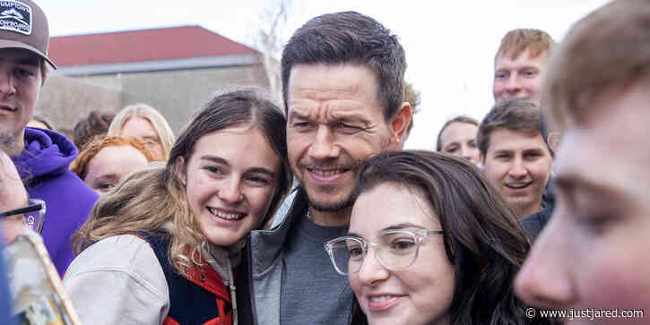 Mark Wahlberg Greets Fans at a Special Screening of 'Father Stu' in Montana