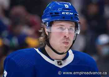 Vancouver Canucks winger Brock Boeser out with upper-body injury - Virden Empire Advance