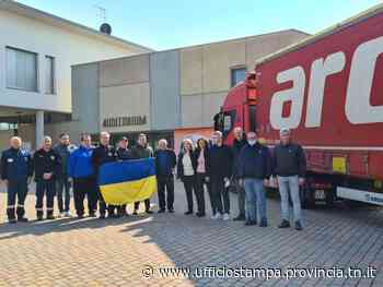 La visita del presidente Fugatti e dell'assessore Segnana, il trasporto è garantito dal Gruppo Arcese Emergenza Ucraina: raccolta beni di prima necessità presso l'Oratorio di Arco - Ufficio Stampa