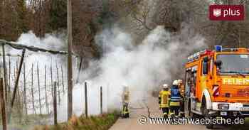 Lindau: Feuerwehr rückt wegen Brand in Obstanlage aus - Schwäbische