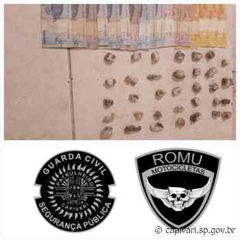 Guarda Civil de Capivari prende homem por tráfico de drogas no bairro Flamboyant no último sábado, dia 02 - Prefeitura de Capivari (.gov)