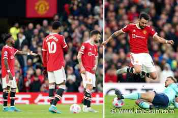 Unseen footage shows Bruno Fernandes mistake for Leicester goal during Man Utd draw before Portugal ace... - The US Sun