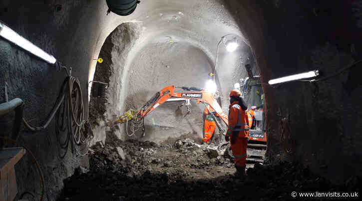 Challenging Bakerloo line tunnel completed at Paddington station