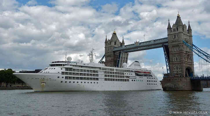 Cruise ships are returning to London in 2022