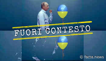 Immagine Modificata - No, l'opera grafica con Putin e un palloncino con i colori ucraini non è di Banksy - Facta