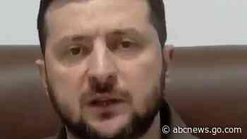 WATCH:  Ukrainian President Zelenskyy details allegations of Russian atrocities in Bucha