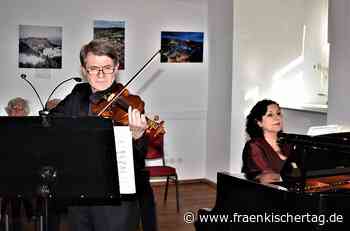 Duo für Klavier und Violine konzertiert in Burgkunstadt - Fränkischer Tag