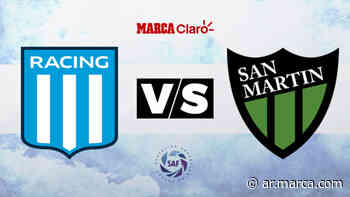 Racing vs San Martín (SJ): Formaciones, horario y dónde ver por TV - Marca Argentina
