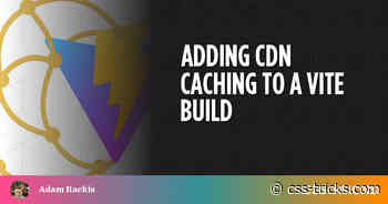 Adding CDN Caching to a Vite Build