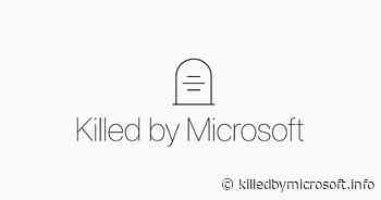 Killed by Microsoft