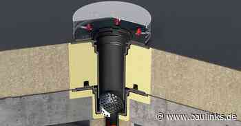 Neue Jet-Flachdachabläufe von  ACO Passavant zur Unterdruckentwässerung