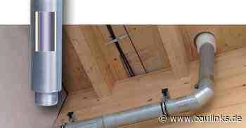 Schall- und wärmegedämmte Verbundrohre von Loro für die innenliegende Dachentwässerung