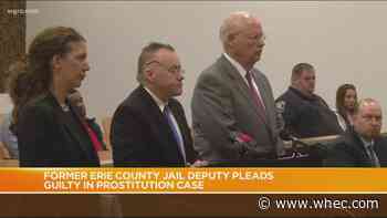 Former jail deputy in Erie County will serve three years in prostitution case