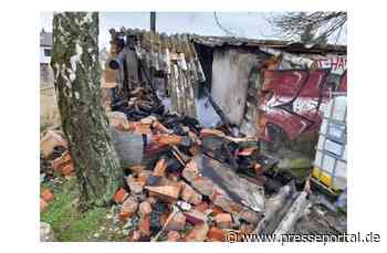 LPI-NDH: Holz in Schuppen abgebrannt