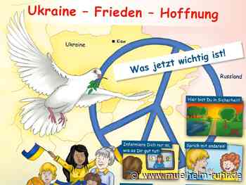 Informationsplakate zum Krieg in der Ukraine