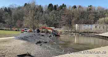 Kronach: "200 Tonnen Schwemmgut" - Sanierungsarbeiten am Landesgartenschaupark