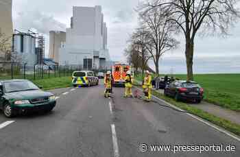FW Grevenbroich: Zwei Verletzte nach Verkehrsunfall in Neurath