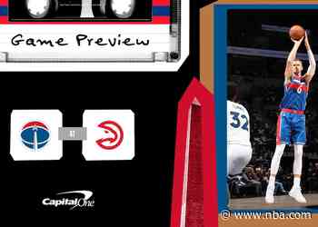 Preview: Wizards look to stay hot Wednesday vs. Hawks