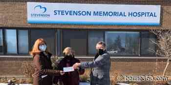 Stevenson Memorial Hospital receives $10,000 from Rotary Club of Alliston for redevelopment - Barrie 360