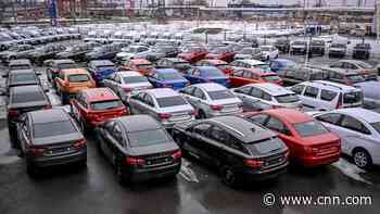 Russian car sales have collapsed since the invasion of Ukraine