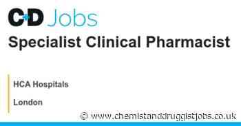 HCA Hospitals: Specialist Clinical Pharmacist