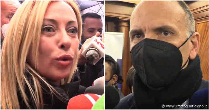 Guerra in Ucraina, Letta: “Stop a gas e petrolio russo? Smettiamo di pagare Putin e troviamo alternative”. Meloni: “Sarebbe un suicidio”