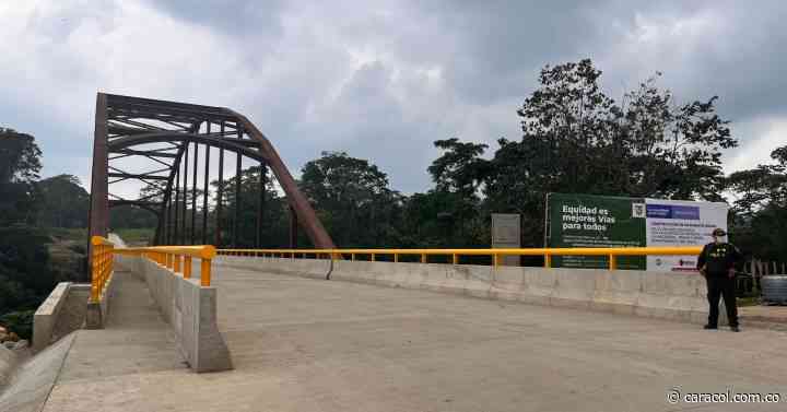 Presidente Iván Duque inauguró puente sobre el Río Duda en el municipio de La Uribe - Caracol Radio