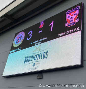 Bromley F.C score their place in Wembley Stadium finals