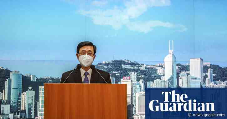 Hong Kong security official to stand as chief executive - The Guardian