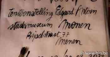 Edgar Antoin presenteert tentoonstelling 'Het Voorspel' - Het Laatste Nieuws