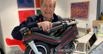 Weltneuheit aus Aachen: Klaus Pavel faltet Elektroroller so leicht wie kein anderer - Aachener Zeitung