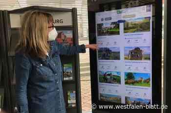 Touchscreen-Terminal aufgestellt: Warburg-Touristen digital durch die Stadt führen - Westfalen-Blatt