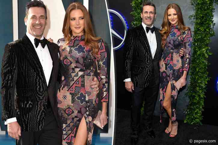 Jon Hamm, girlfriend Anna Osceola make red carpet debut - Page Six