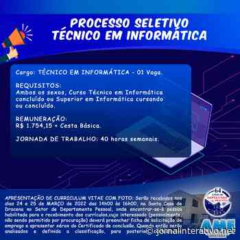 Posto de Atendimento ao Trabalhador (PAT) Dracena informa sobre vagas - Jornal Interativo