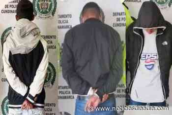 Capturados tres presuntos delincuentes en Facatativá, Cundinamarca - Noticias Día a Día