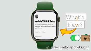 watchOS 8.6 beta 1 in action (Video)