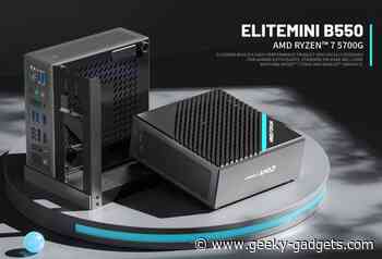 Elitemini B550 mini PC powered by Ryzen 7 5700G APU from $499
