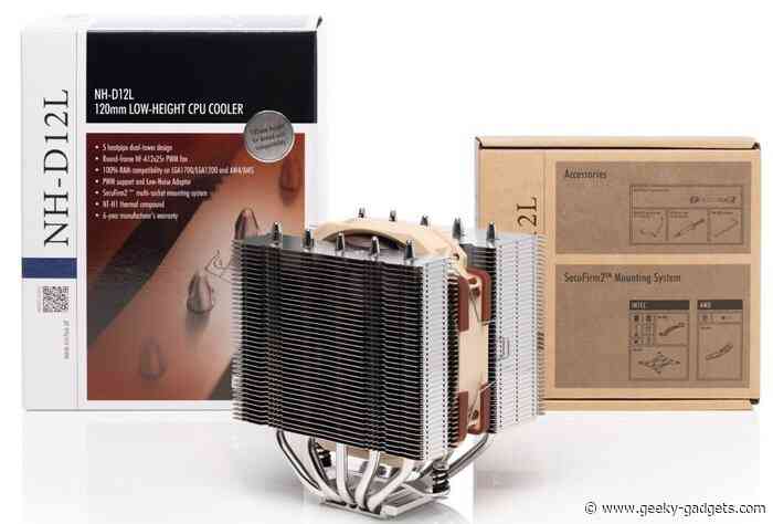 Noctua NH-D12L low-height 120mm Dual Tower PC CPU cooler introduced