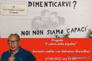 Il 7 aprile l'IC "Vittorio Alfieri" di Crotone incontra online Salvatore Borsellino - Il Dispaccio