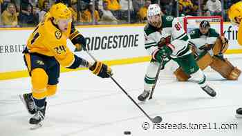 Johansen's 1st hat trick puts Predators over Wild 6-2