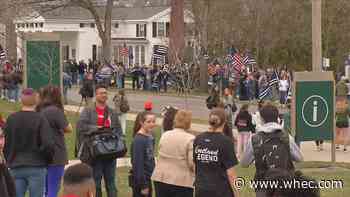 Protesters for and against Jalil Muntaqim's SUNY Brockport speech weigh in