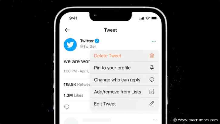 Twitter Working on Edit Button, Testing to Begin Soon for Twitter Blue Users