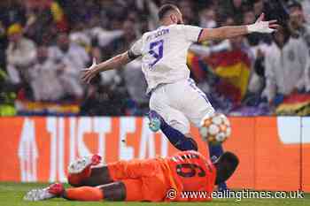 Karim Benzema hat-trick leaves Chelsea's Champions League hopes in tatters - Ealing Times