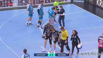Handball Video: Stuttgarts Müller sieht Rot gegen Erlangen - Sky Sport