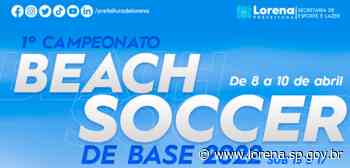 Campeonato de Beach Soccer? No CSU Lorena tem! - Prefeitura de Lorena (.gov)